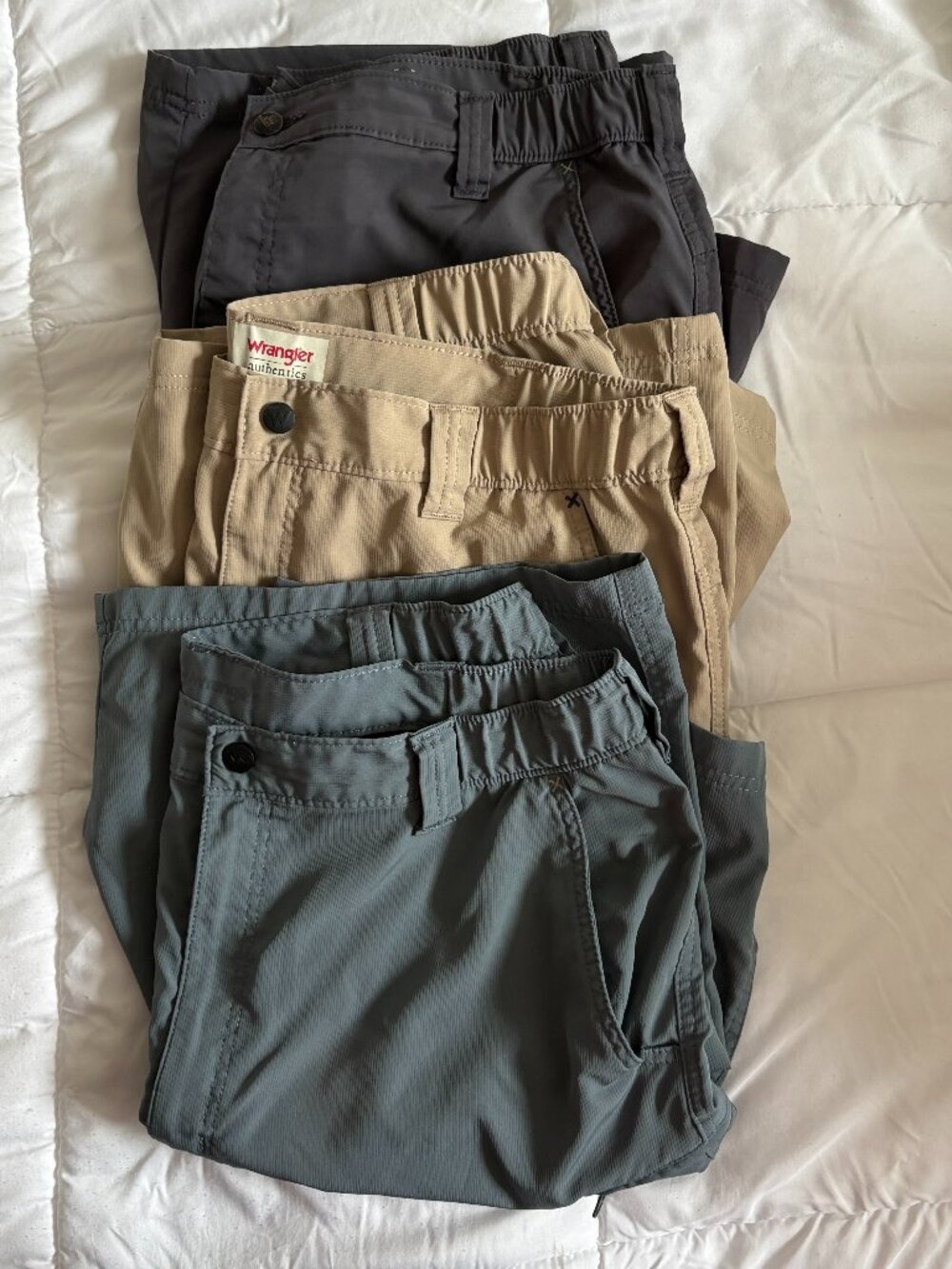 Wrangler Outdoor Men's Shorts Lot Durable & Lightweight Gorpcore Lightweight 38